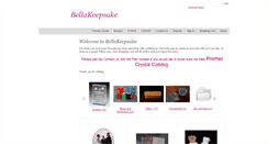Desktop Screenshot of bellakeepsake.com